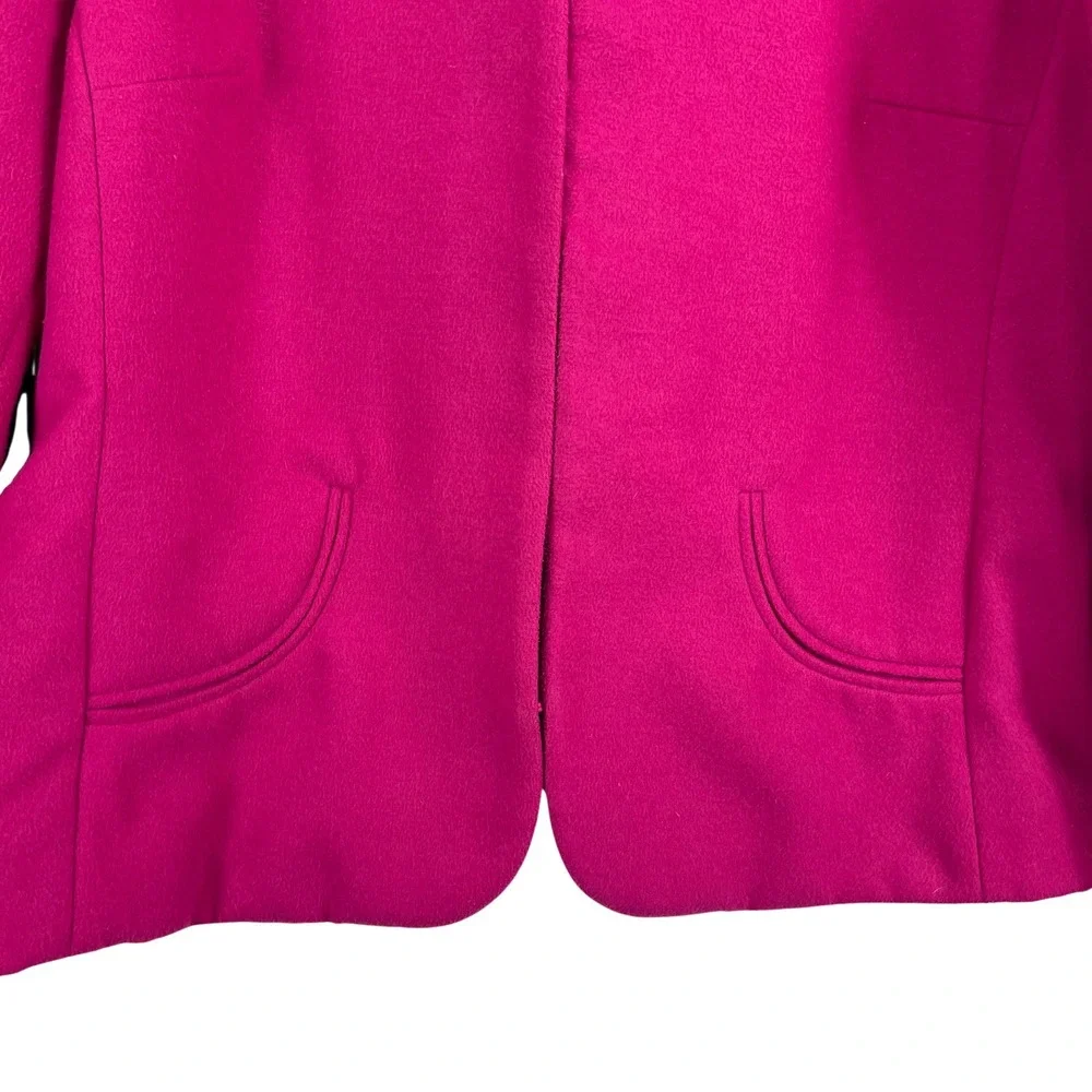 Chico's Pink Hidden Hook Blazer Jacket Womens Academia Old Money Twee Size 3 XL - Picture 10 of 16